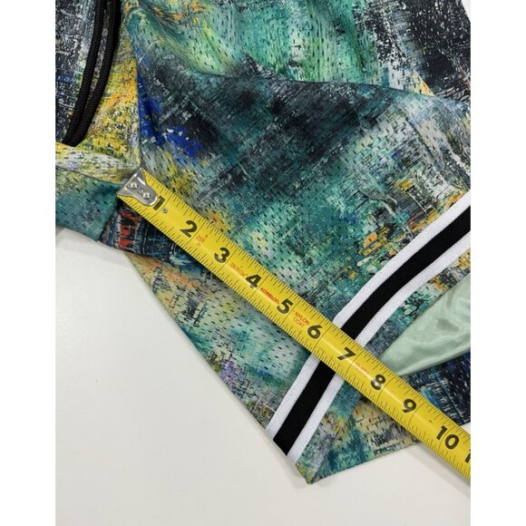 John Elliot Mens Game Shorts Size XS Mesh Basketball Lined Abstract Paint Design - Picture 15 of 15